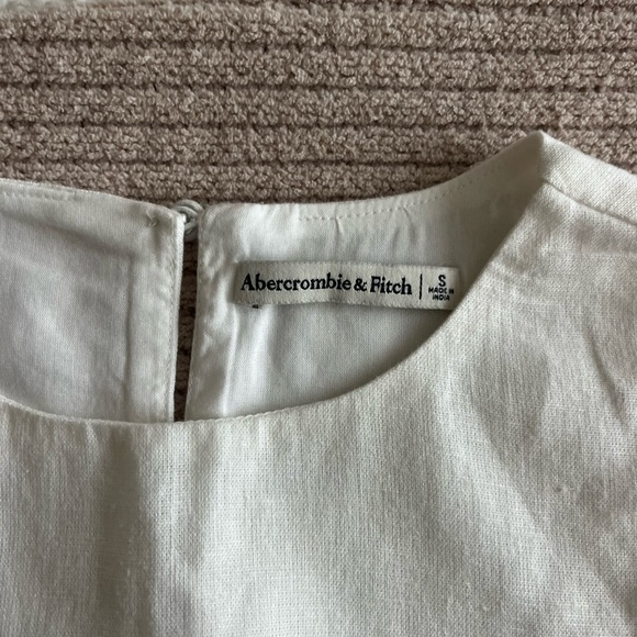 Abercrombie white linen top - Picture 3 of 4